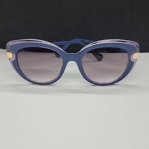Chico's Designer Cat-Eye Sunglasses Violet Purple Fashion Frame Lenses